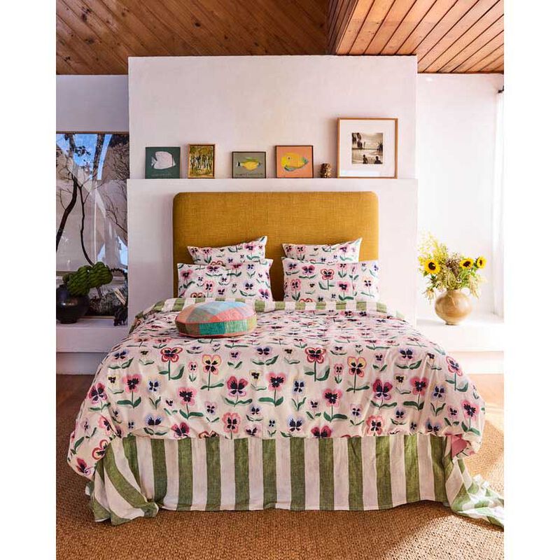 Kip&Co Pretty Pansy Organic Cotton Quilt Cover image number 1